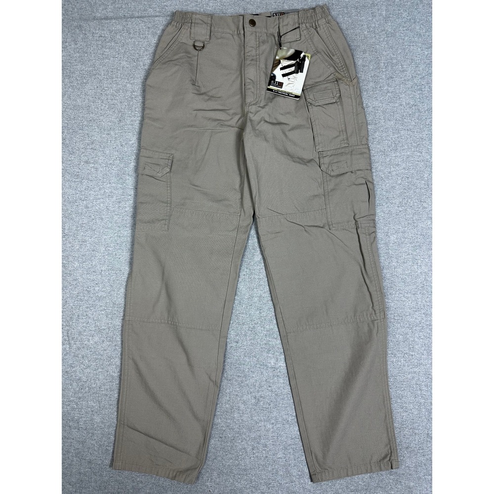 NWT 5.11 Tactical Pant Women 8 Khaki Cotton Canvas Cargo